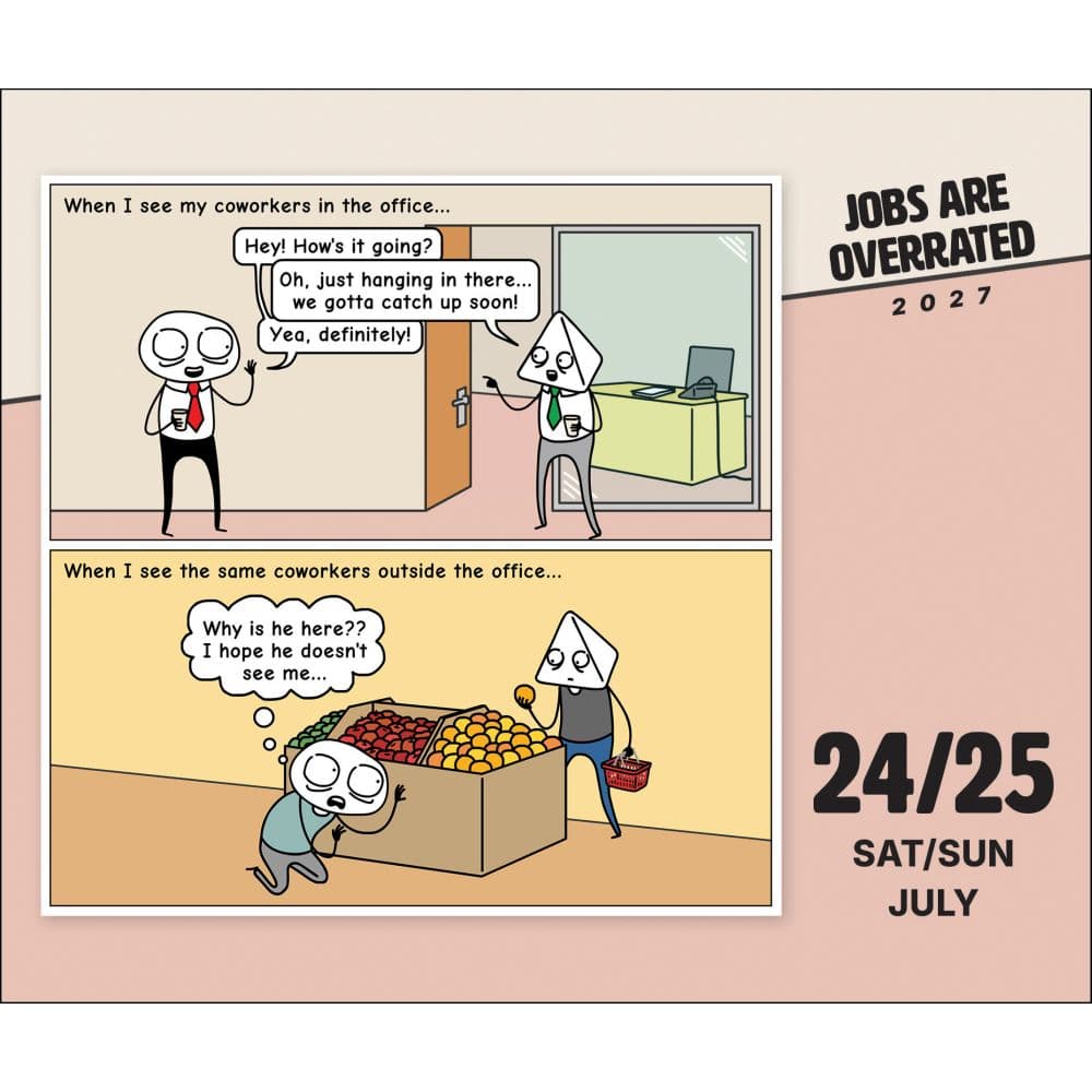 Jobs Are Overrated 2027 Desk Calendar Second Alternate Image