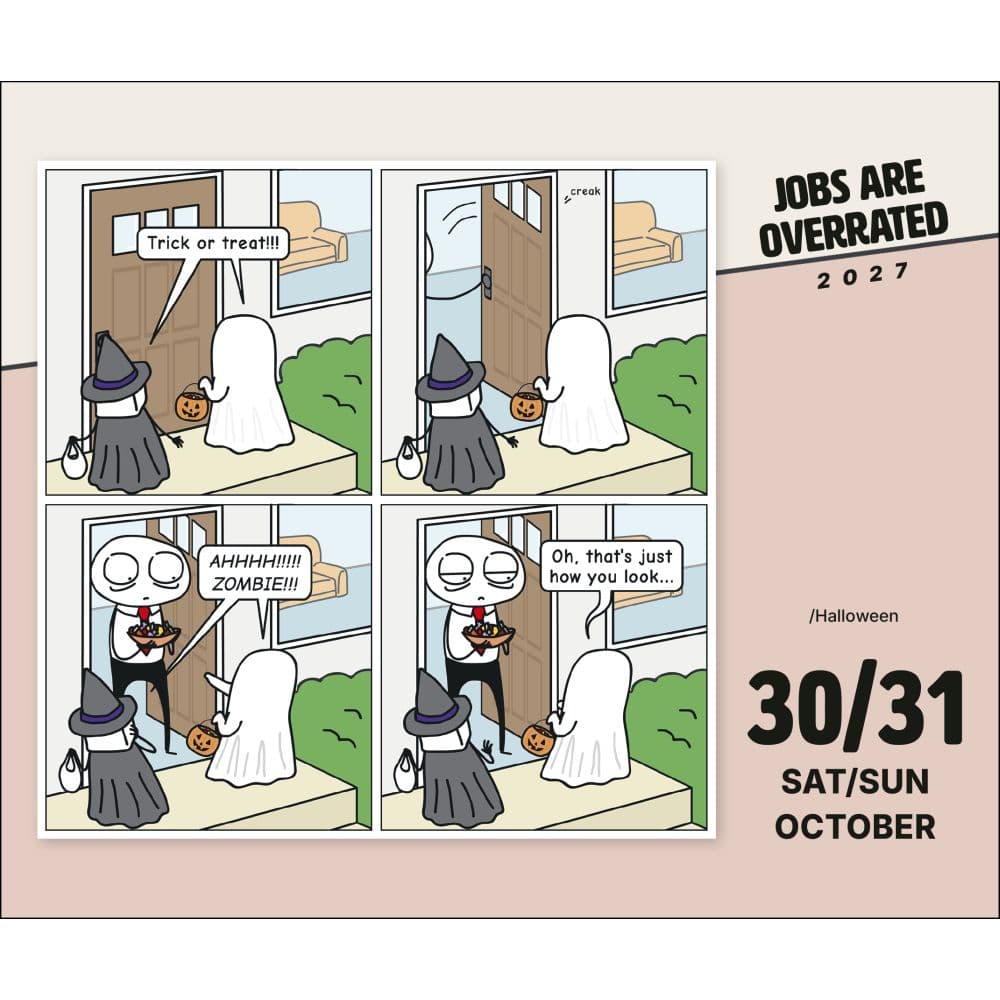Jobs Are Overrated 2027 Desk Calendar Fourth Alternate Image
