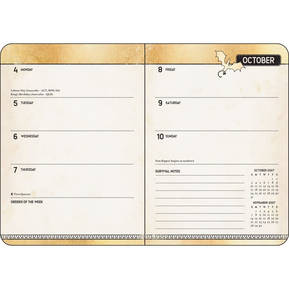 Fourth Wing 2027 Planner Seventh Alternate Image