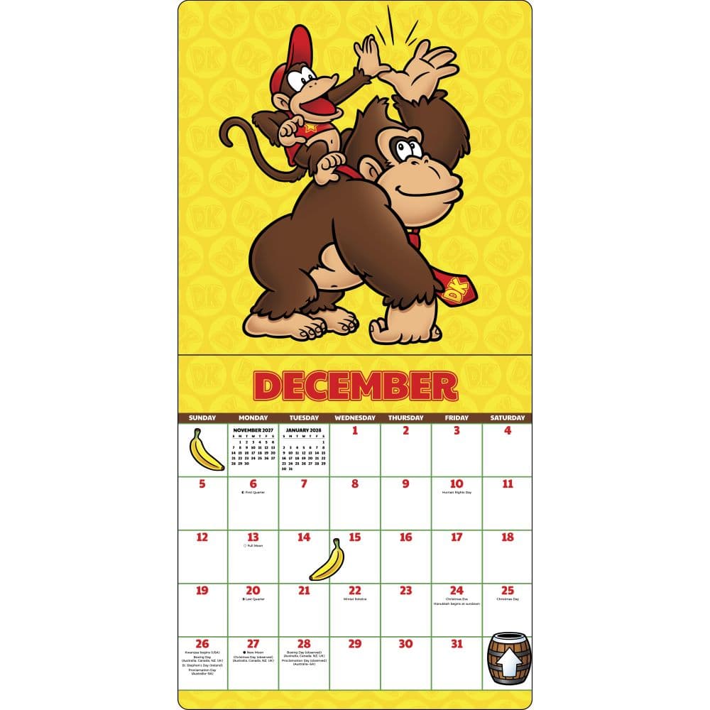 Donkey Kong 2027 Wall Calendar First Alternate Image