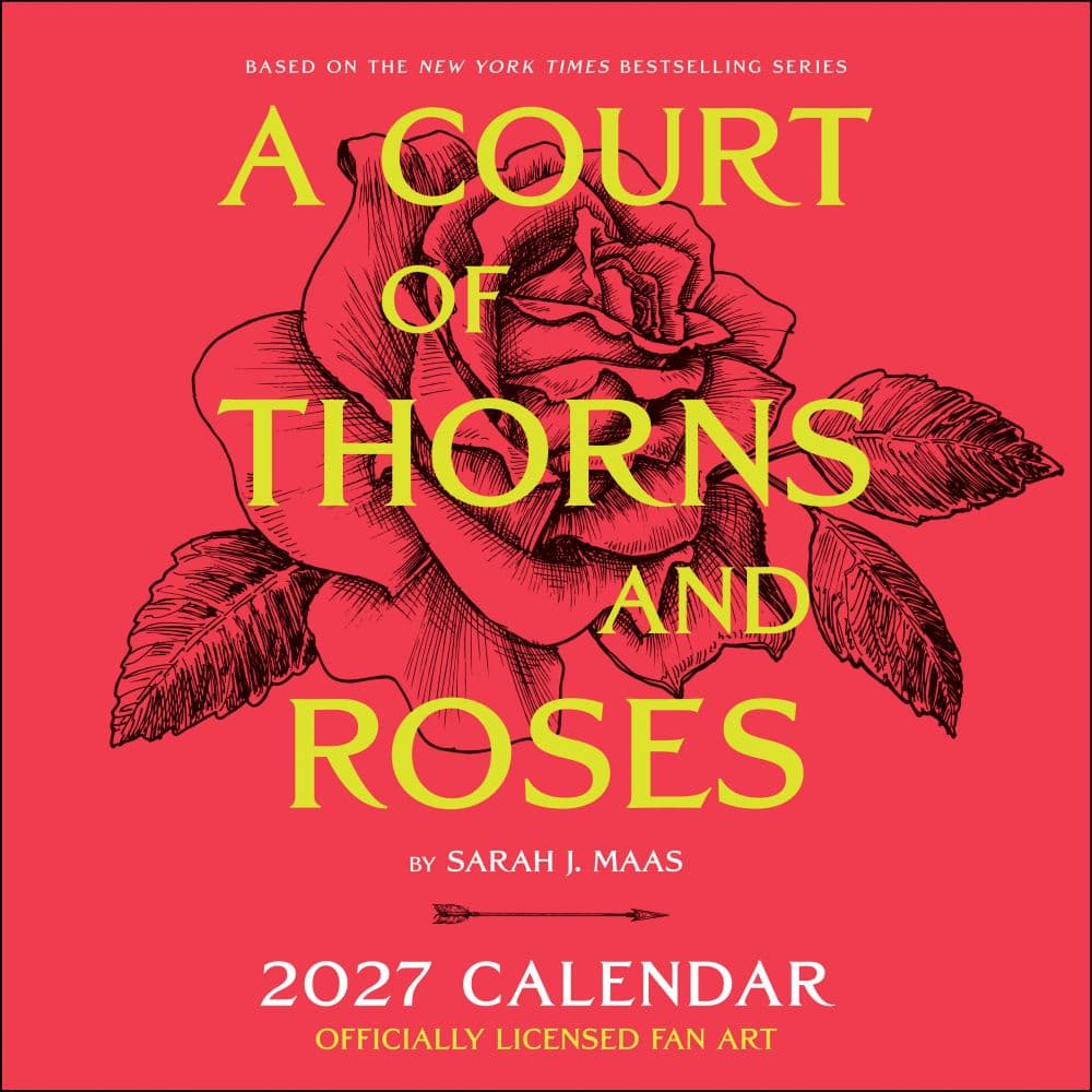 image Court of Thorns and Roses Licensed Fan Art 2027 Wall Calendar Main Product Image