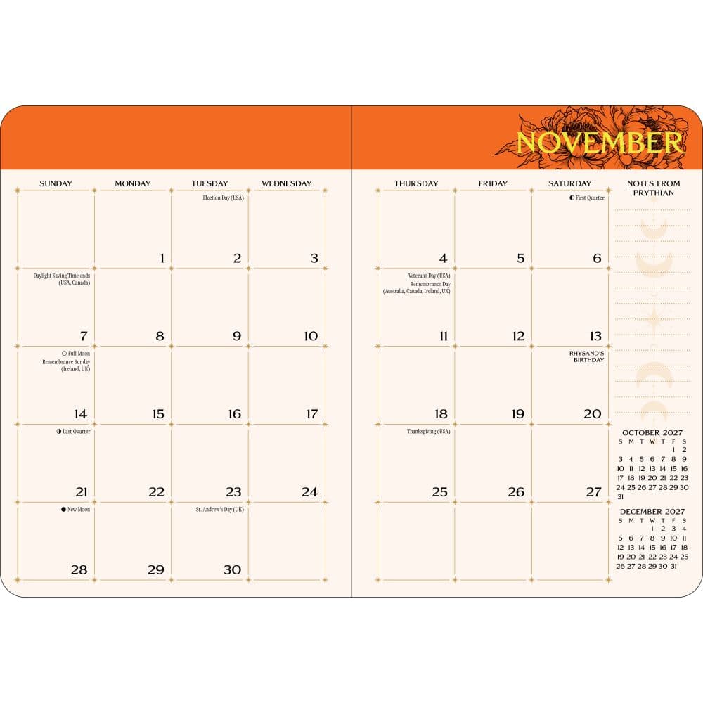 Court of Thorns and Roses 2027 Planner Sixth Alternate Image