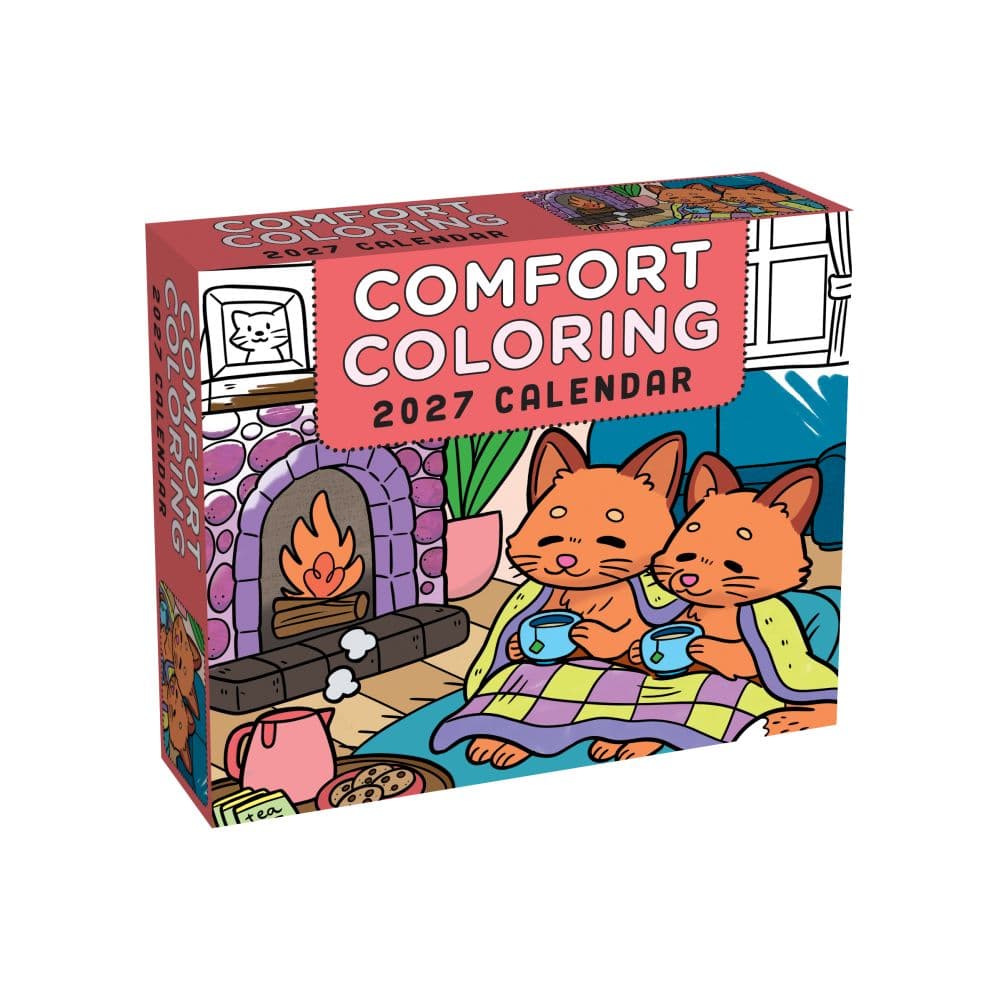 Comfort Coloring 2027 Desk Calendar Main Product Image