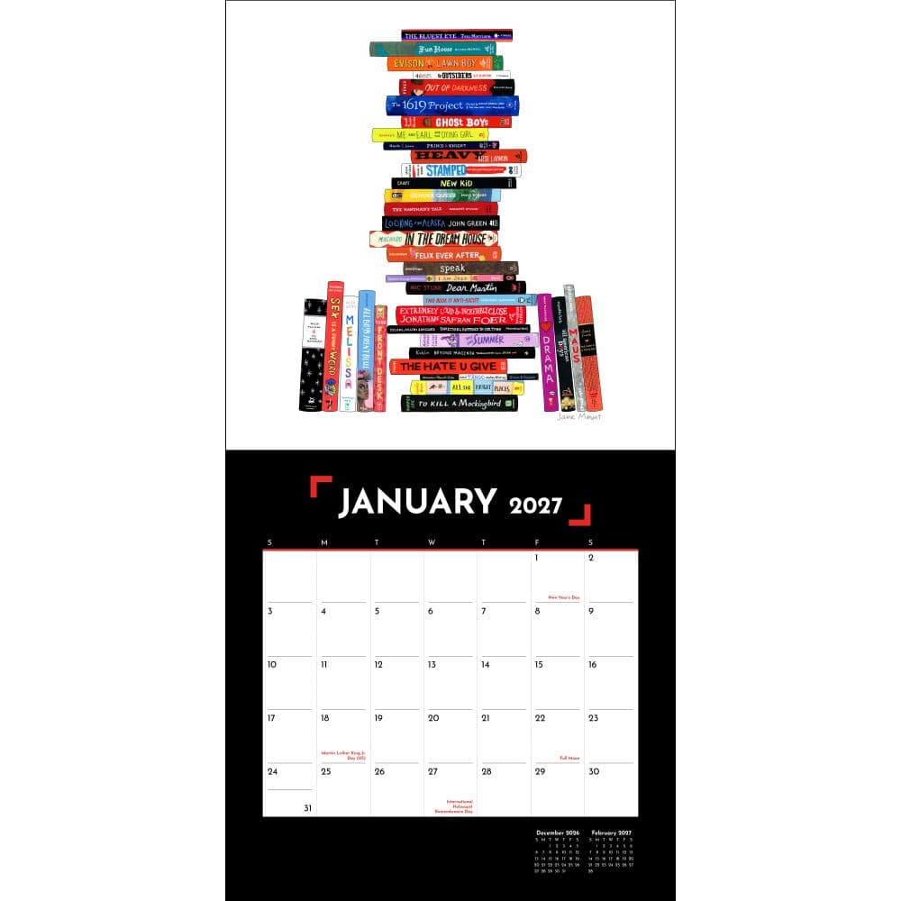 Banned Books 2027 Wall Calendar First Alternate Image