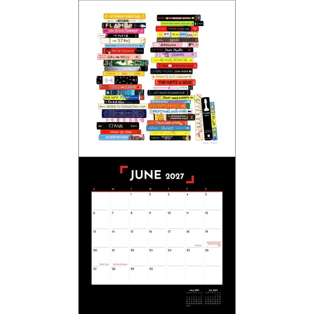 Banned Books 2027 Wall Calendar Second Alternate Image
