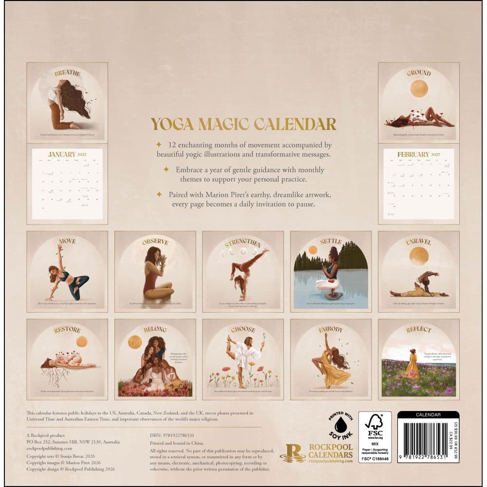 Yoga Magic 2027 Wall Calendar First Alternate Image