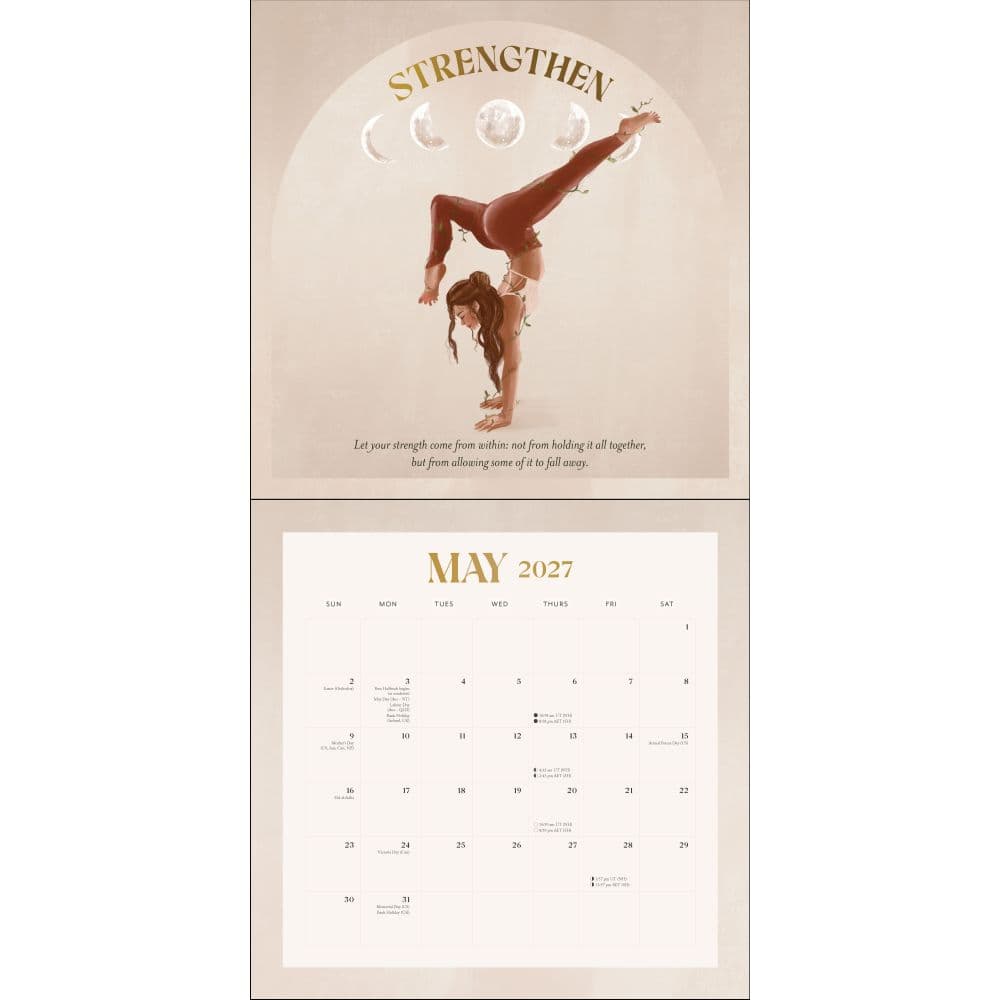 Yoga Magic 2027 Wall Calendar Third Alternate Image