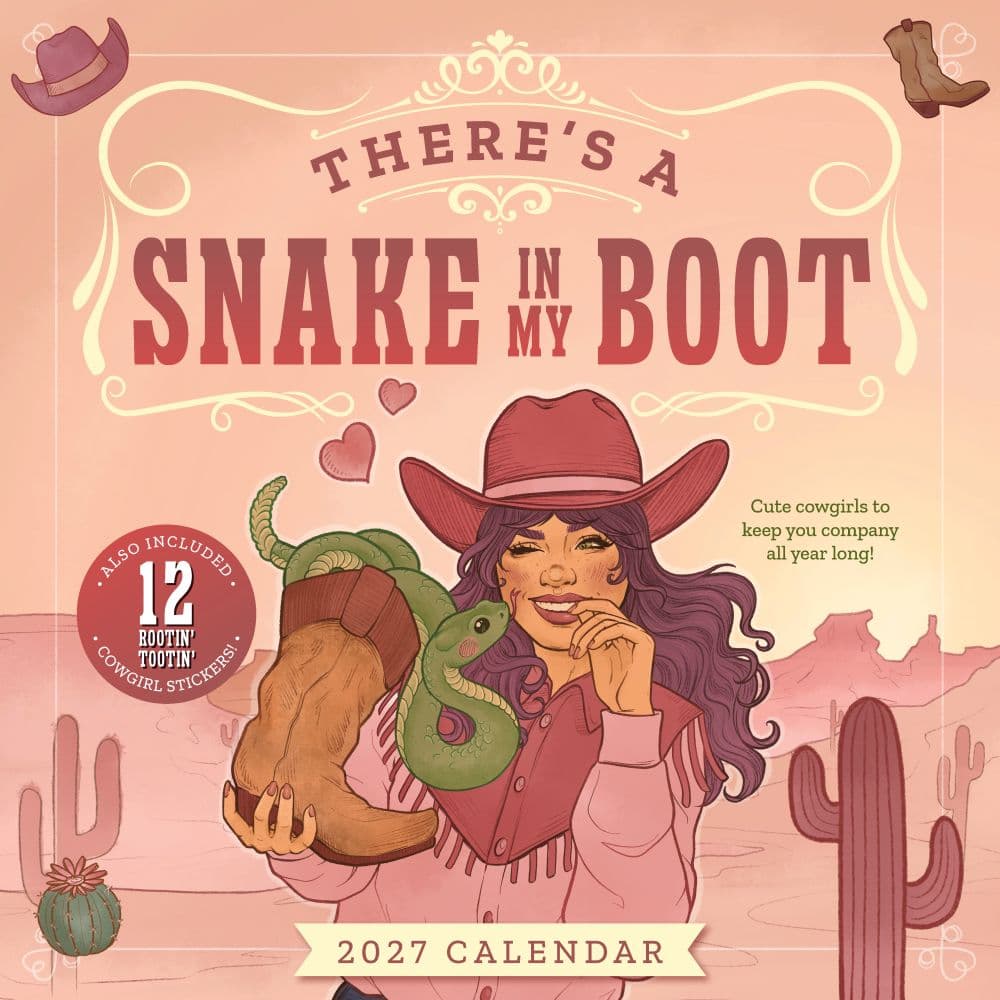Theres a Snake in My Boot 2027 Wall Calendar Main Product Image