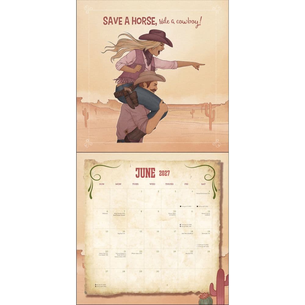 Theres a Snake in My Boot 2027 Wall Calendar Fourth Alternate Image
