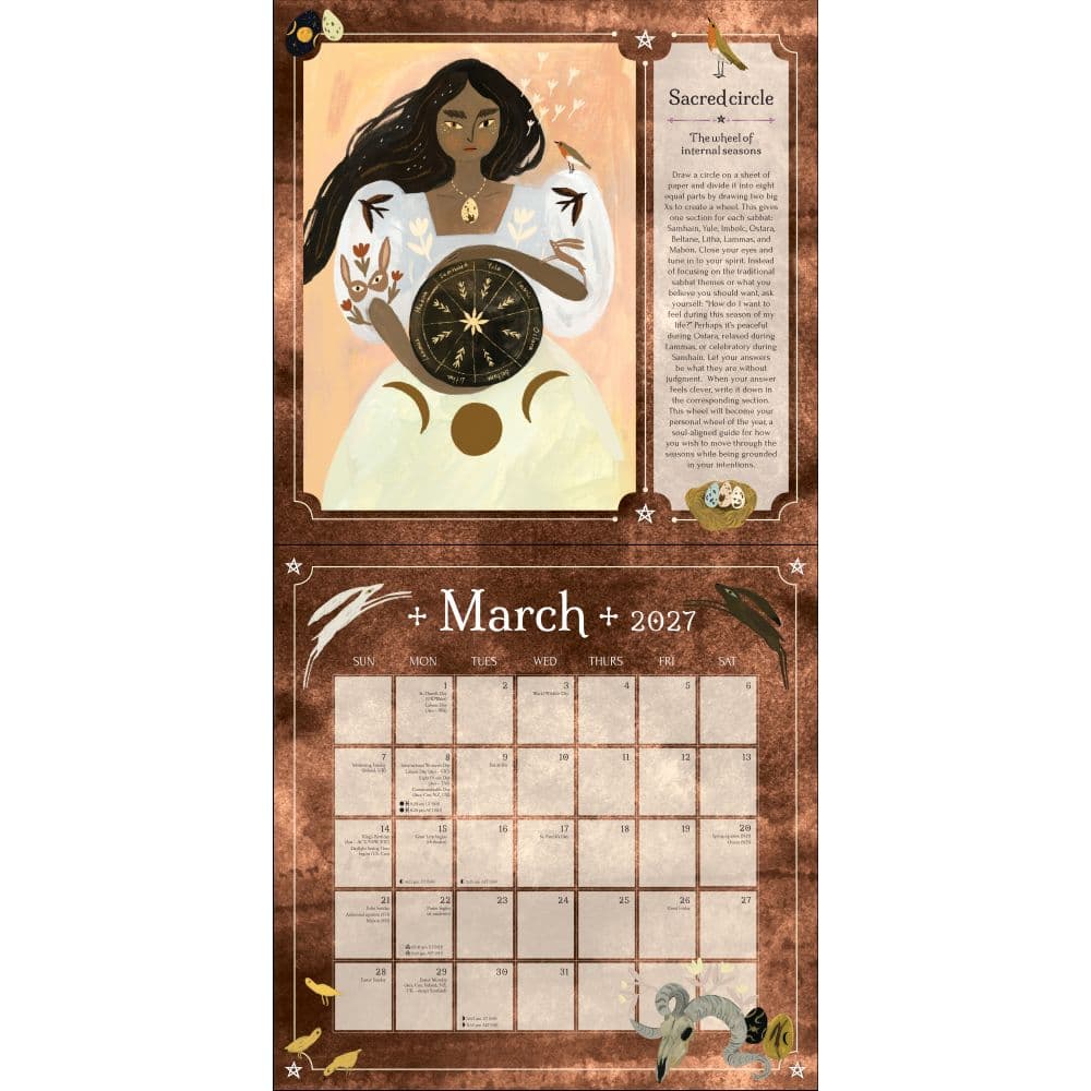 Seasons of the Witch 2027 Wall Calendar Third Alternate Image