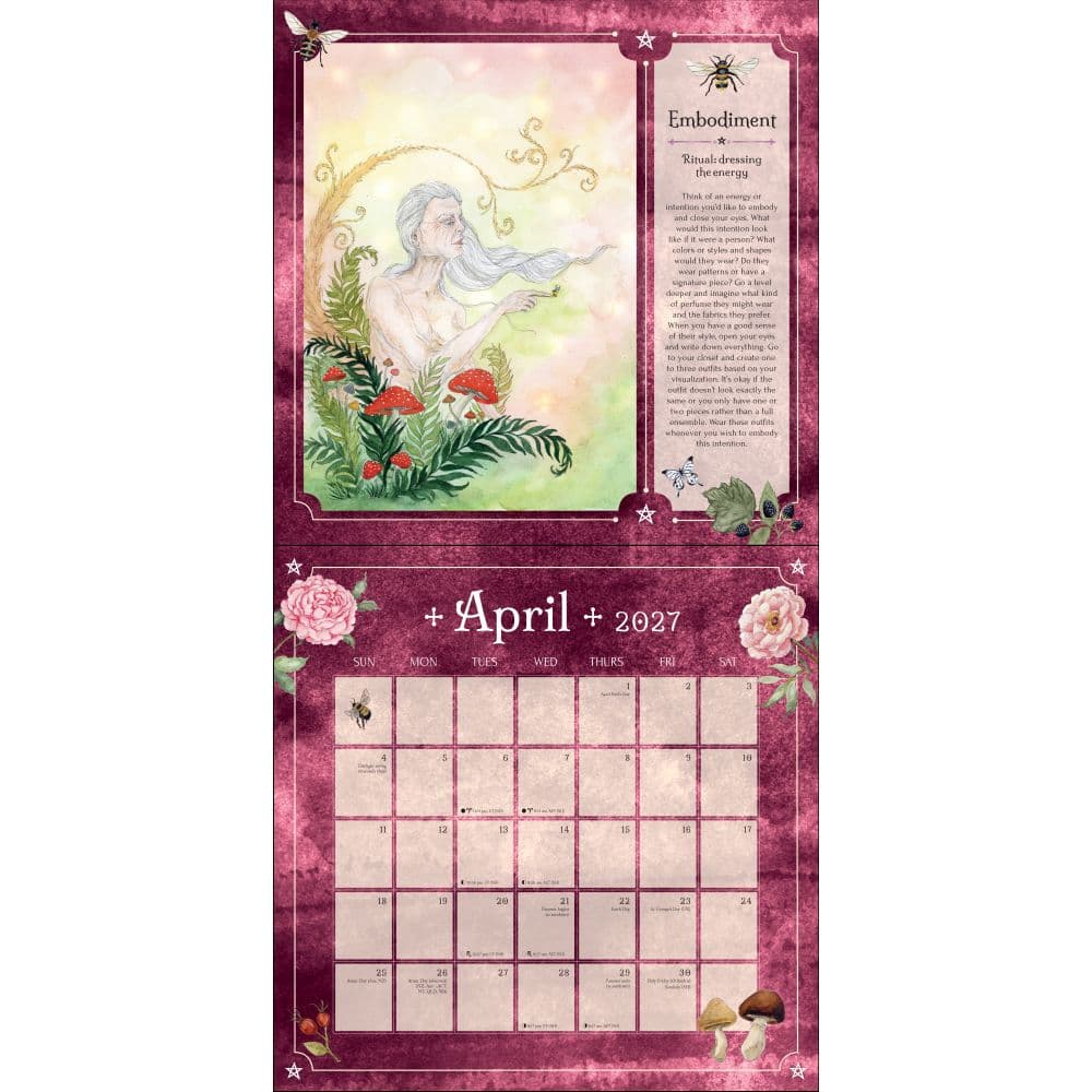 Seasons of the Witch 2027 Wall Calendar Fourth Alternate Image