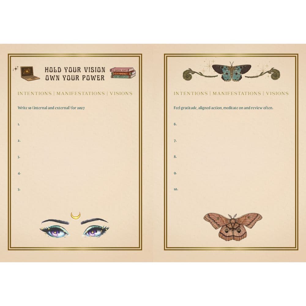 Manifest Your Dreams 2027 Planner Fifth Alternate Image