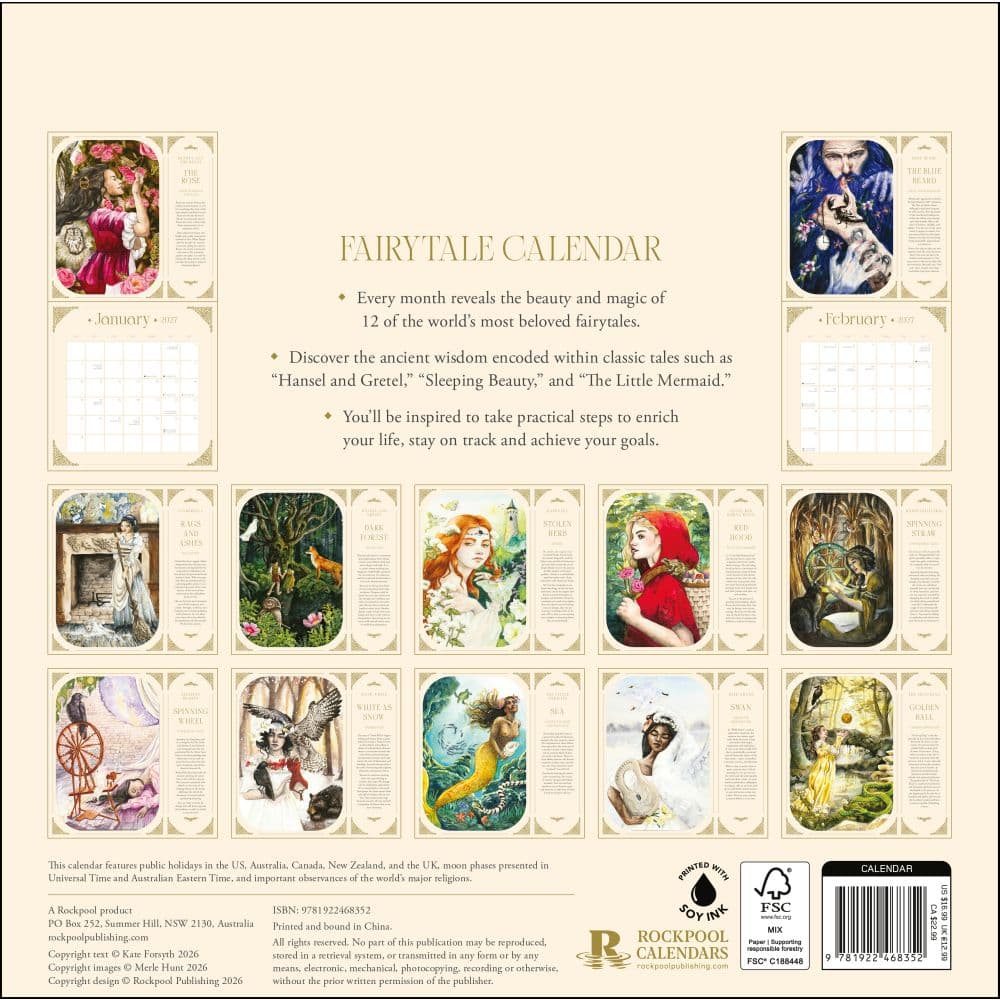Fairytale 2027 Wall Calendar First Alternate Image