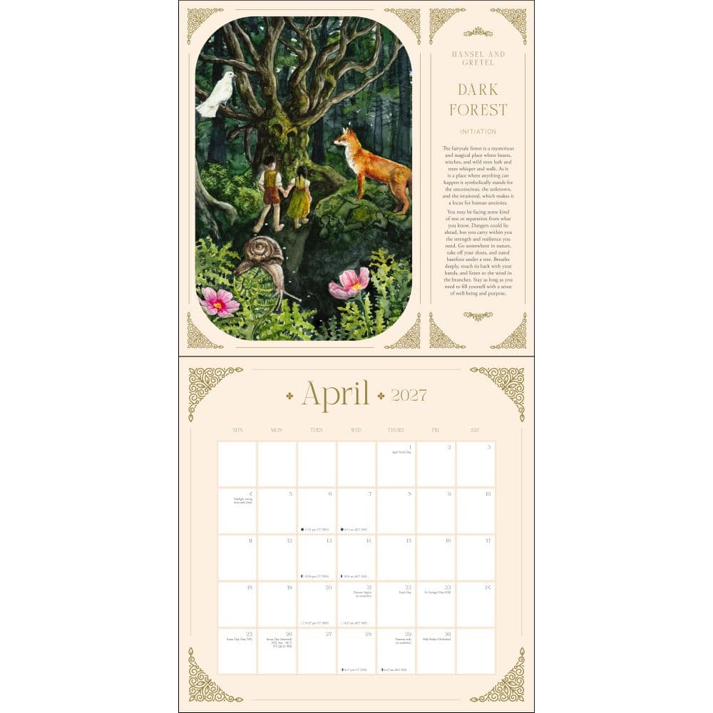 Fairytale 2027 Wall Calendar Third Alternate Image