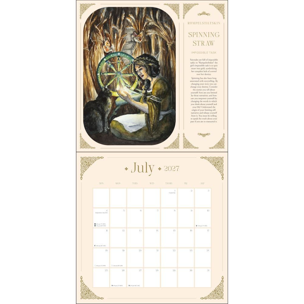 Fairytale 2027 Wall Calendar Fourth Alternate Image