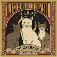 image Cats Rule the Earth Tarot 2027 Wall Calendar Main Product Image