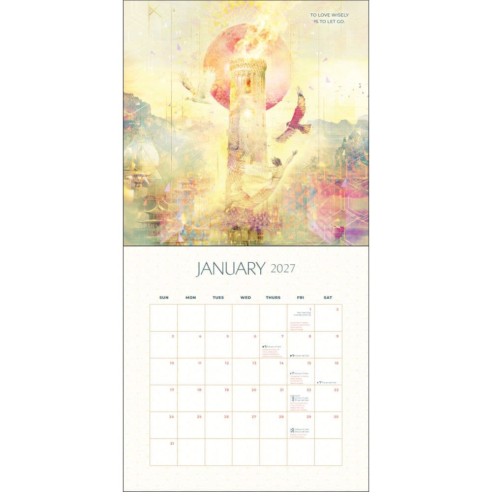 Moon 2027 Wall Calendar Second Alternate Image