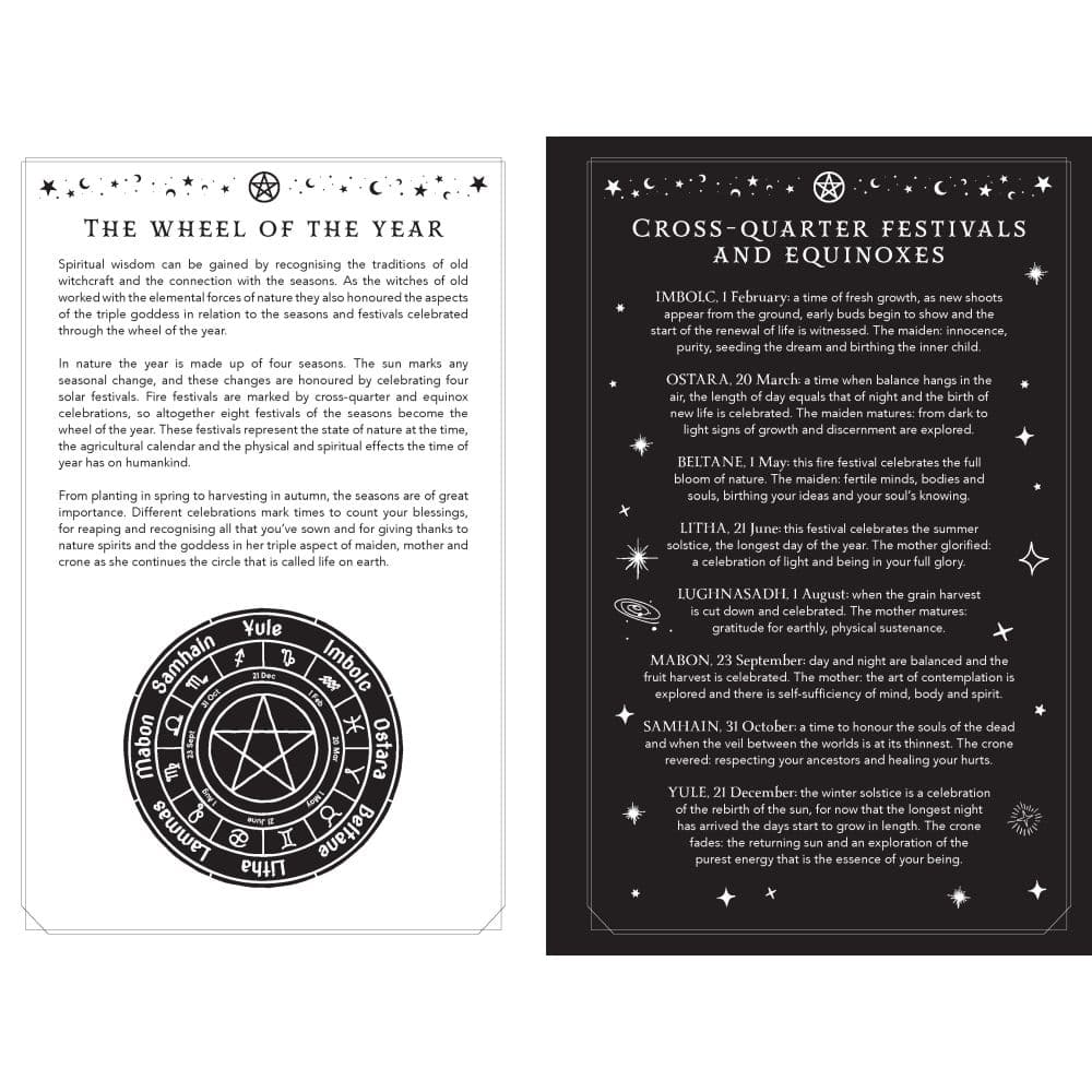 Witchs Diary and Northern Hemisphere 2027 Planner Fifth Alternate Image