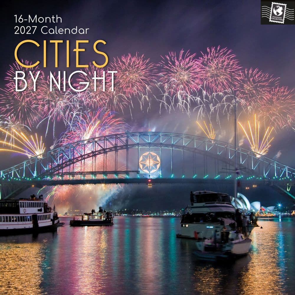 Cities by Night 2027 Wall Calendar Main Product Image