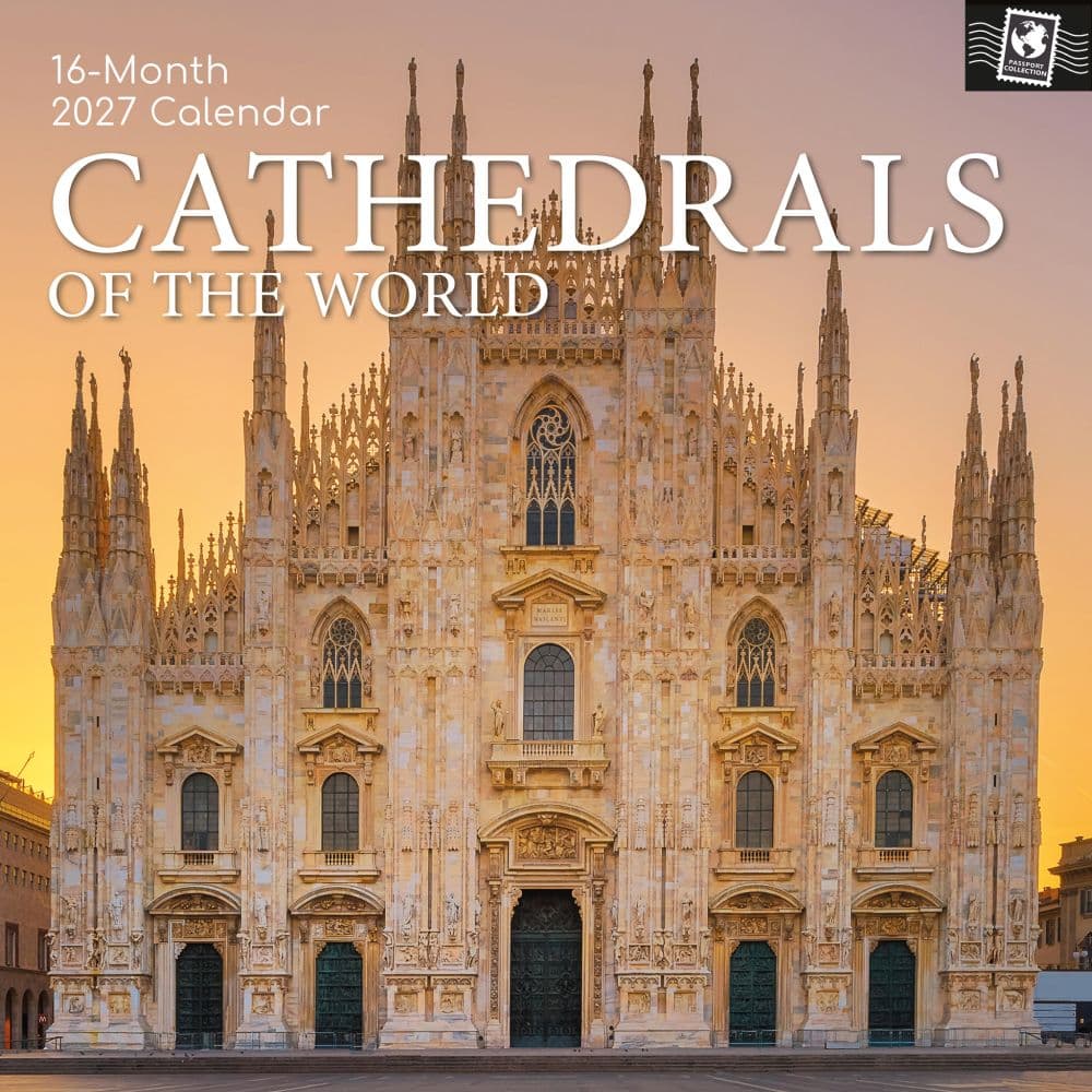 Cathedrals of the World 2027 Wall Calendar Main Product Image