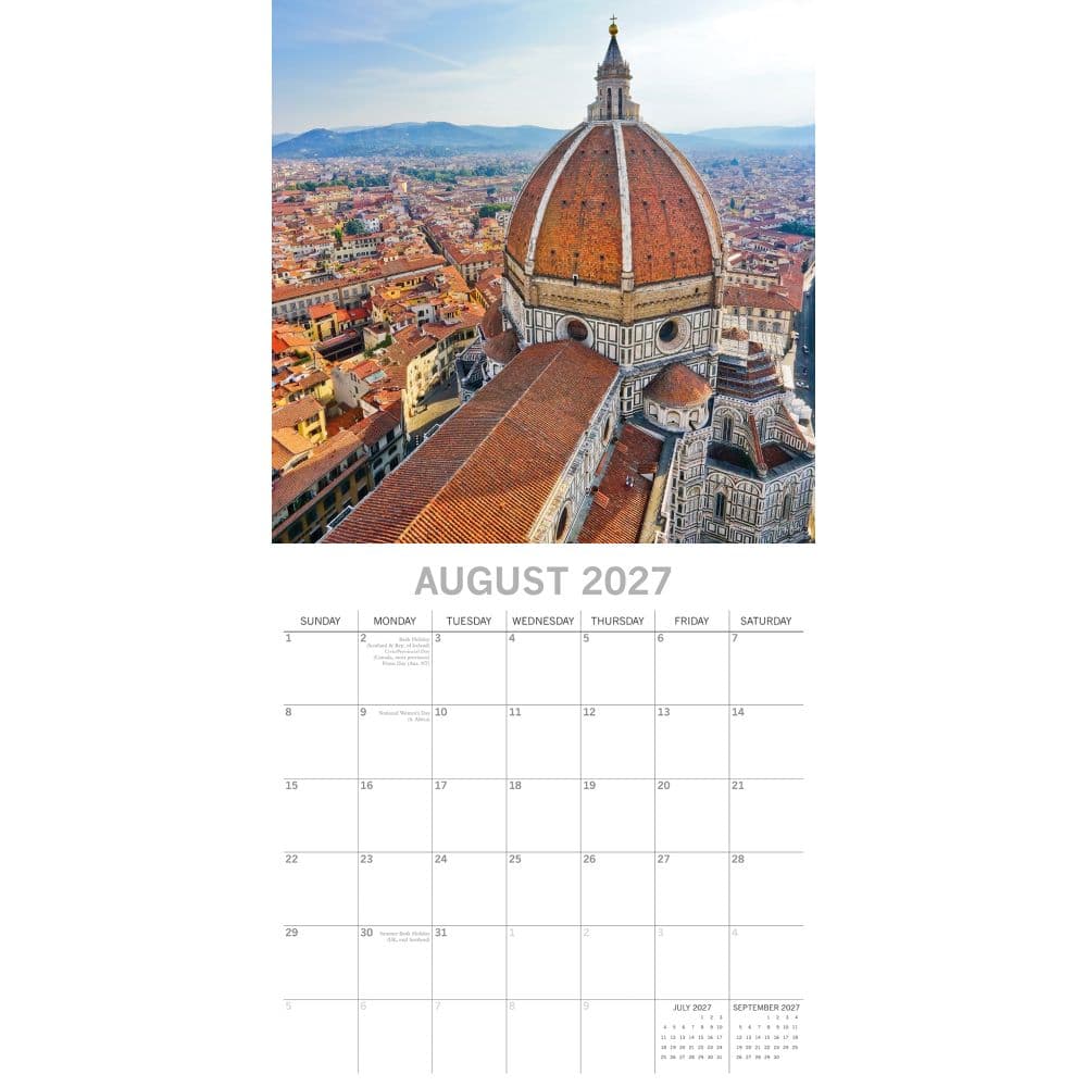 Cathedrals of the World 2027 Wall Calendar Second Alternate Image