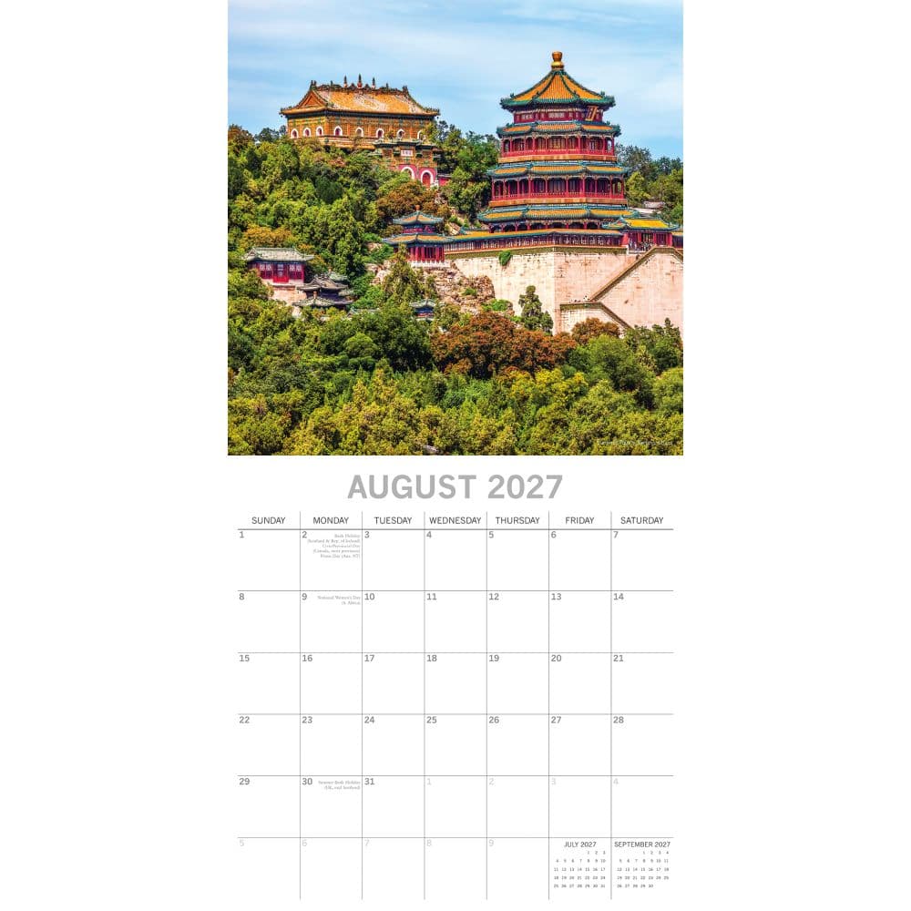 Asia 2027 Wall Calendar Second Alternate Image