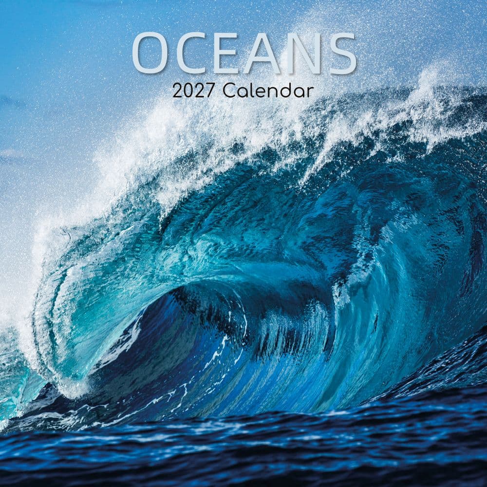 Oceans 2027 Wall Calendar Main Product Image