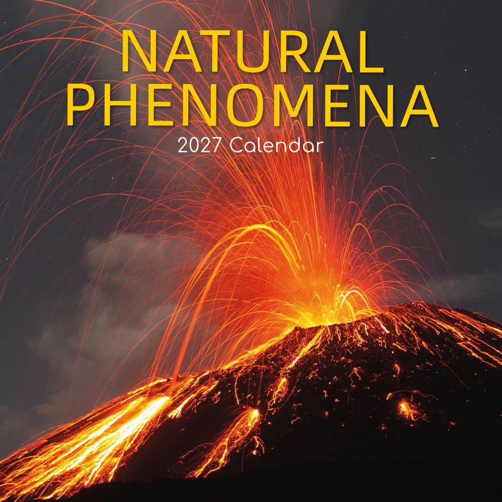 image Natural Phenomenons 2027 Wall Calendar Main Product Image