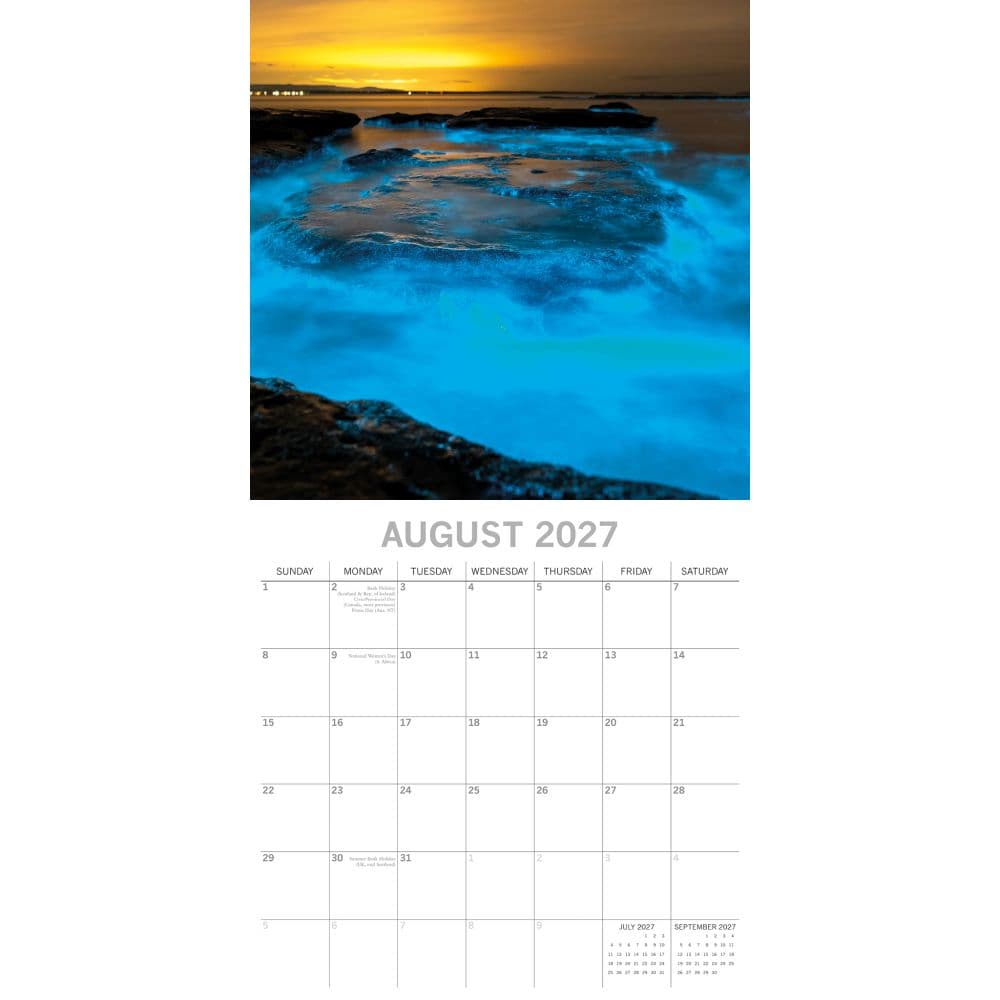 Natural Phenomenons 2027 Wall Calendar Second Alternate Image