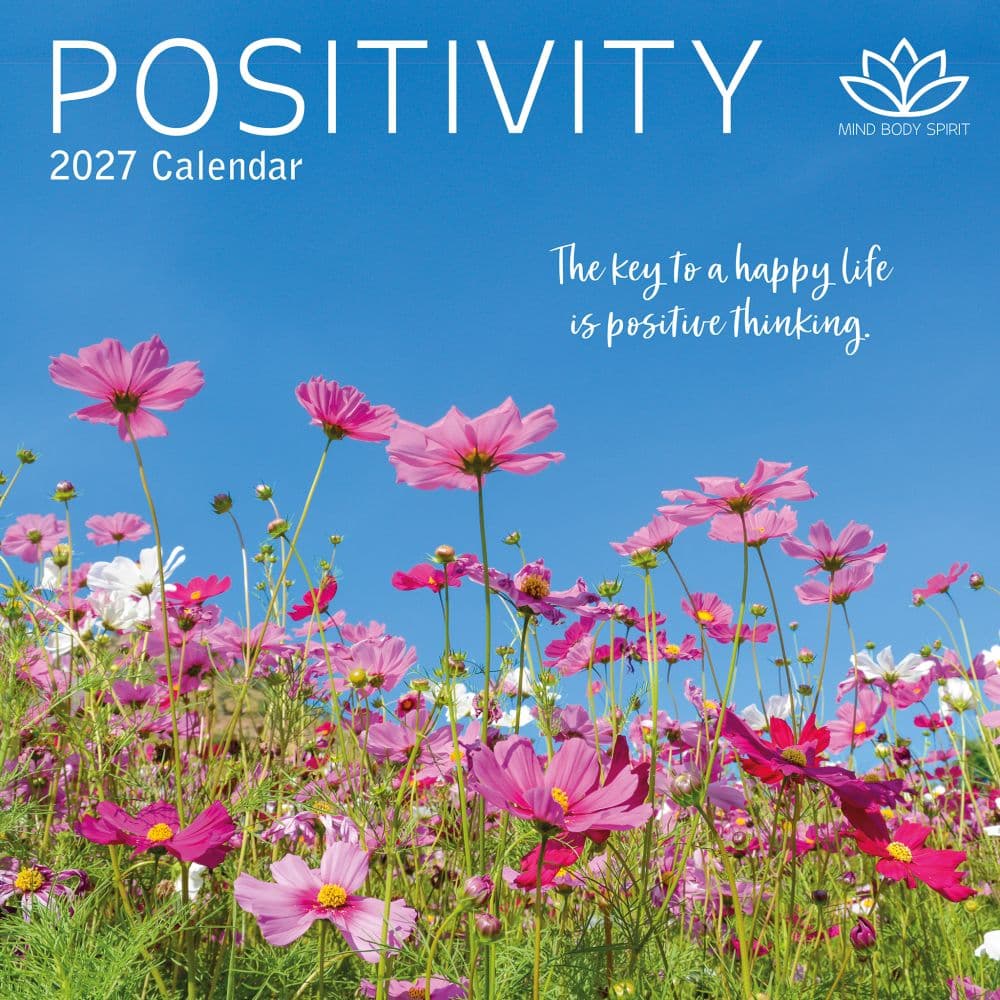 Positivity 2027 Wall Calendar Main Product Image
