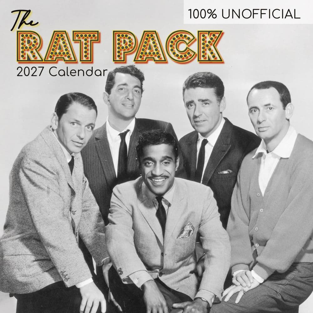 The Rat Pack 2027 Wall Calendar Main Product Image