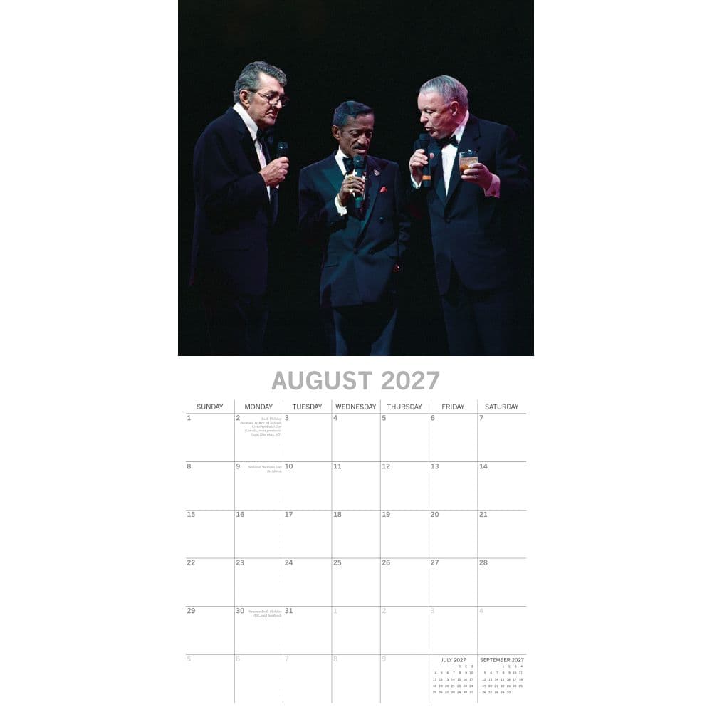 The Rat Pack 2027 Wall Calendar Second Alternate Image