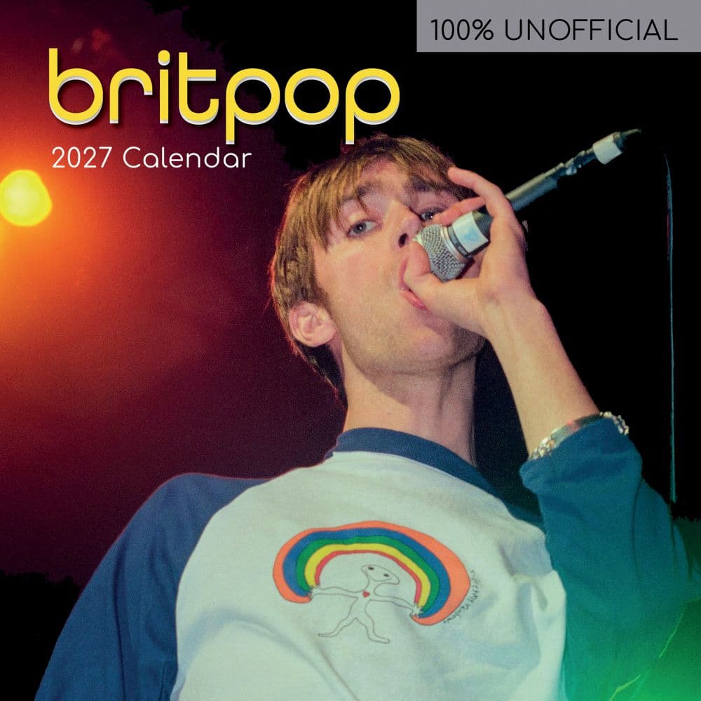 image Britpop 2027 Wall Calendar Main Product Image