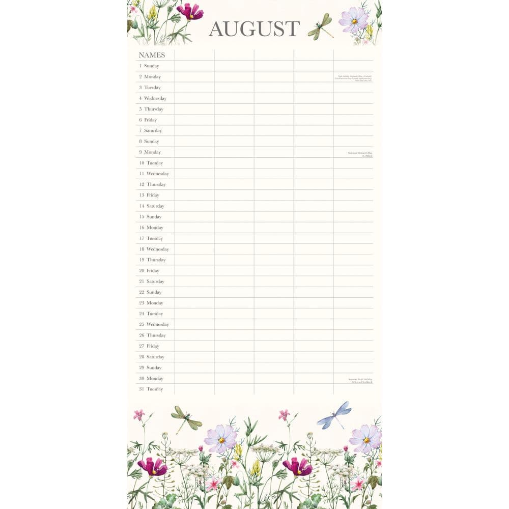 Family Organiser Wild Harmony 2027 Wall Calendar Second Alternate Image