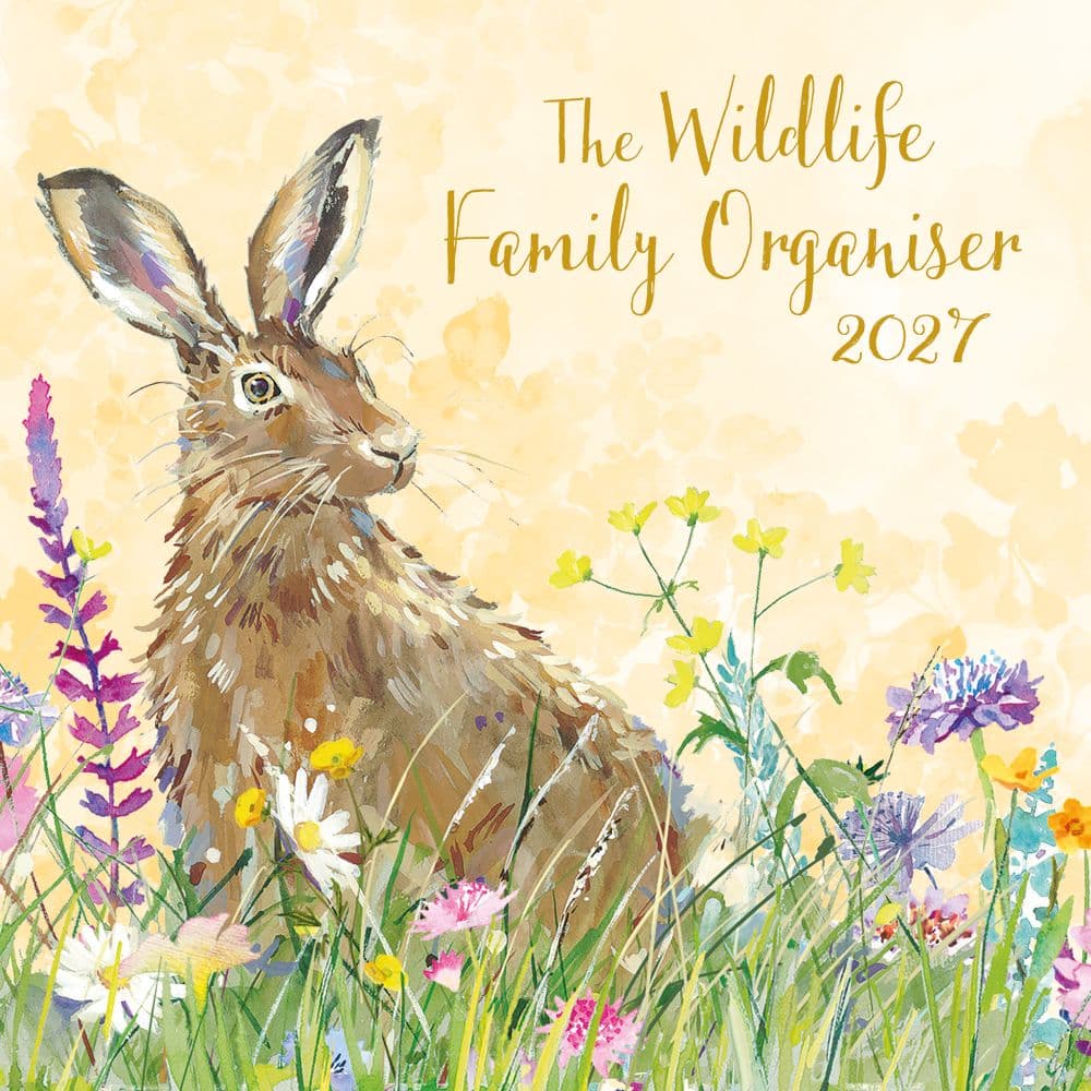 Family Organiser The Wildlife 2027 Wall Calendar Main Product Image