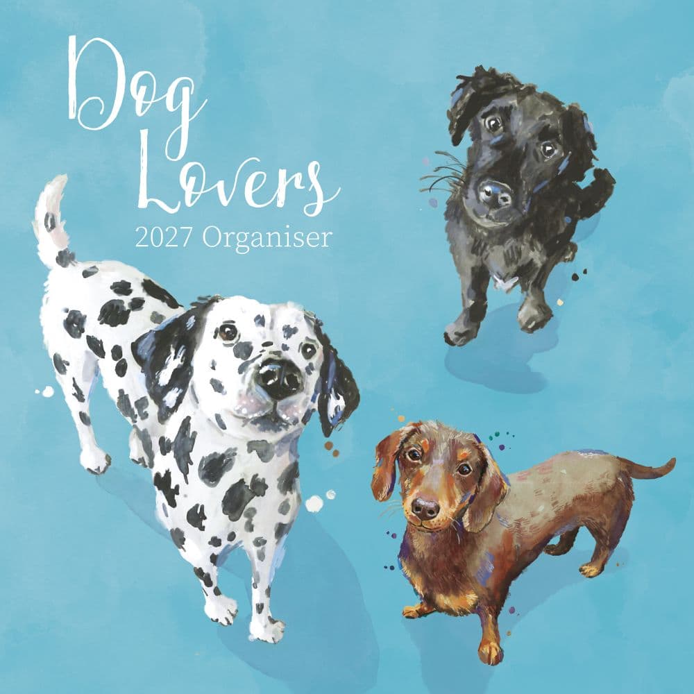 Dog Lovers Organiser 2027 Wall Calendar Main Product Image