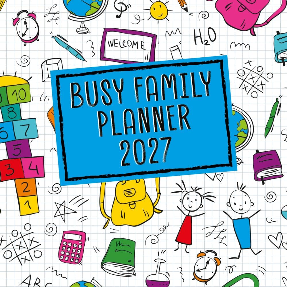 Busy Family Planner 2027 Wall Calendar Main Product Image