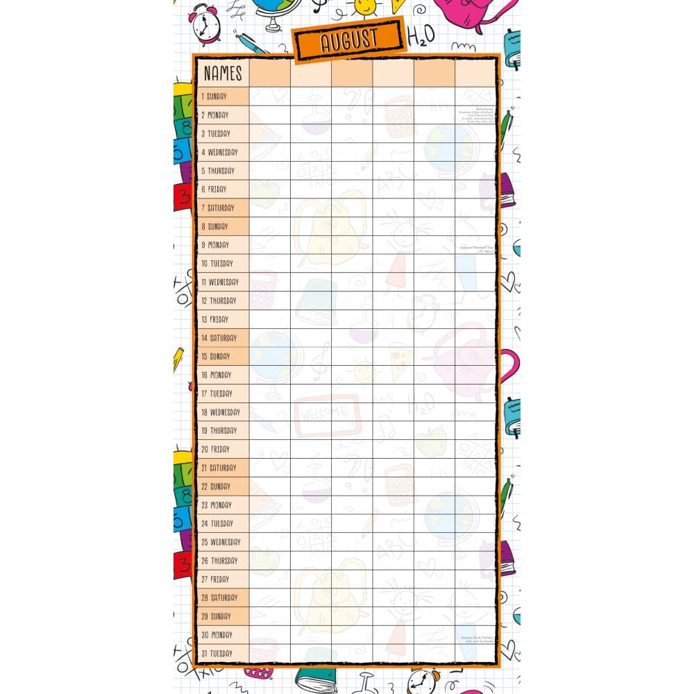 Busy Family Planner 2027 Wall Calendar Second Alternate Image