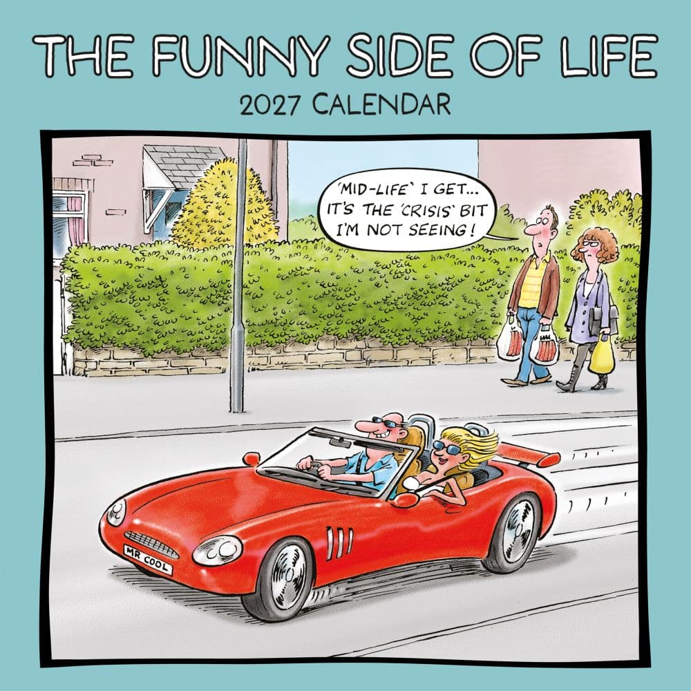 The Funny Side of Life Rainbow 2027 Wall Calendar Main Product Image