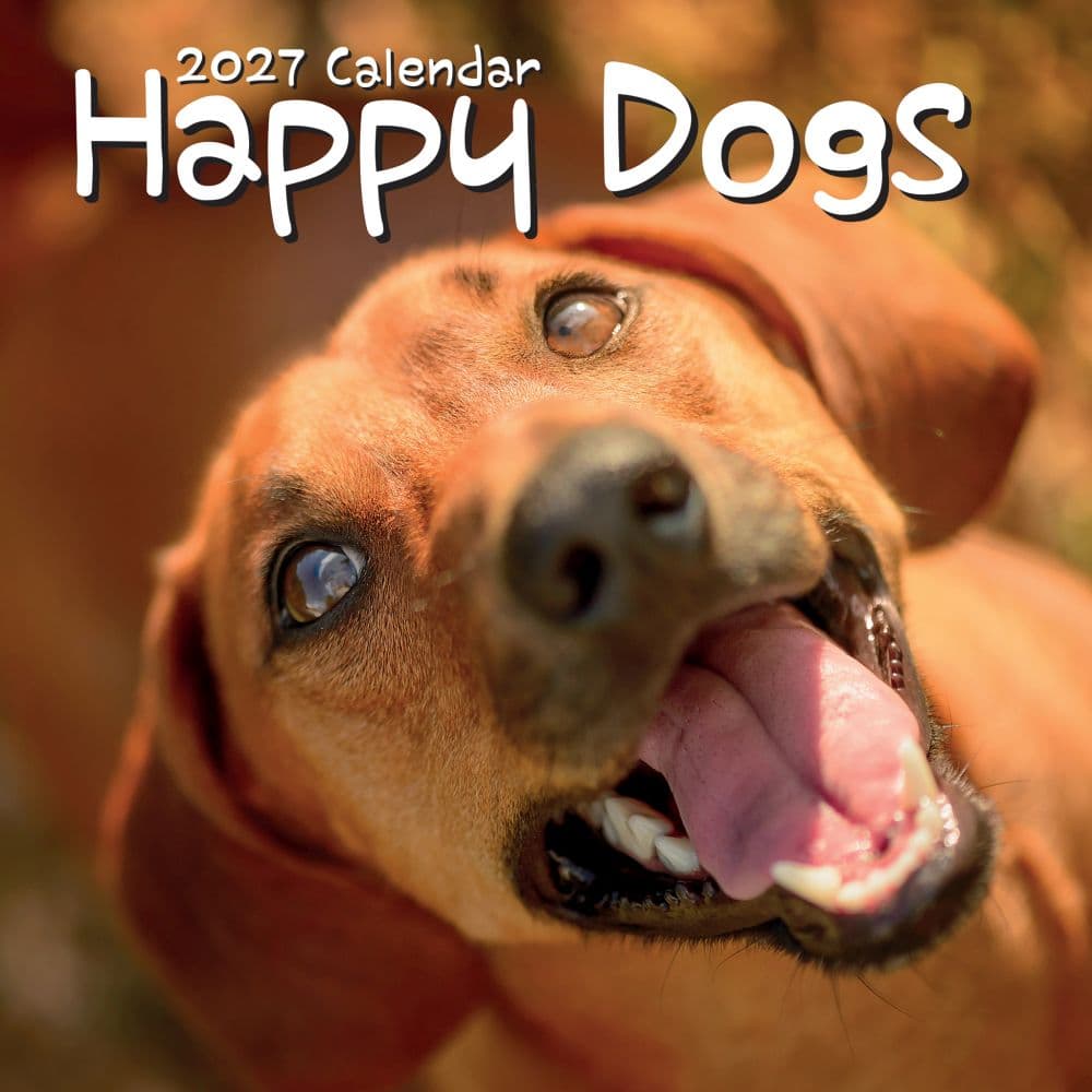 image Happy Dogs 2027 Wall Calendar Main Product Image