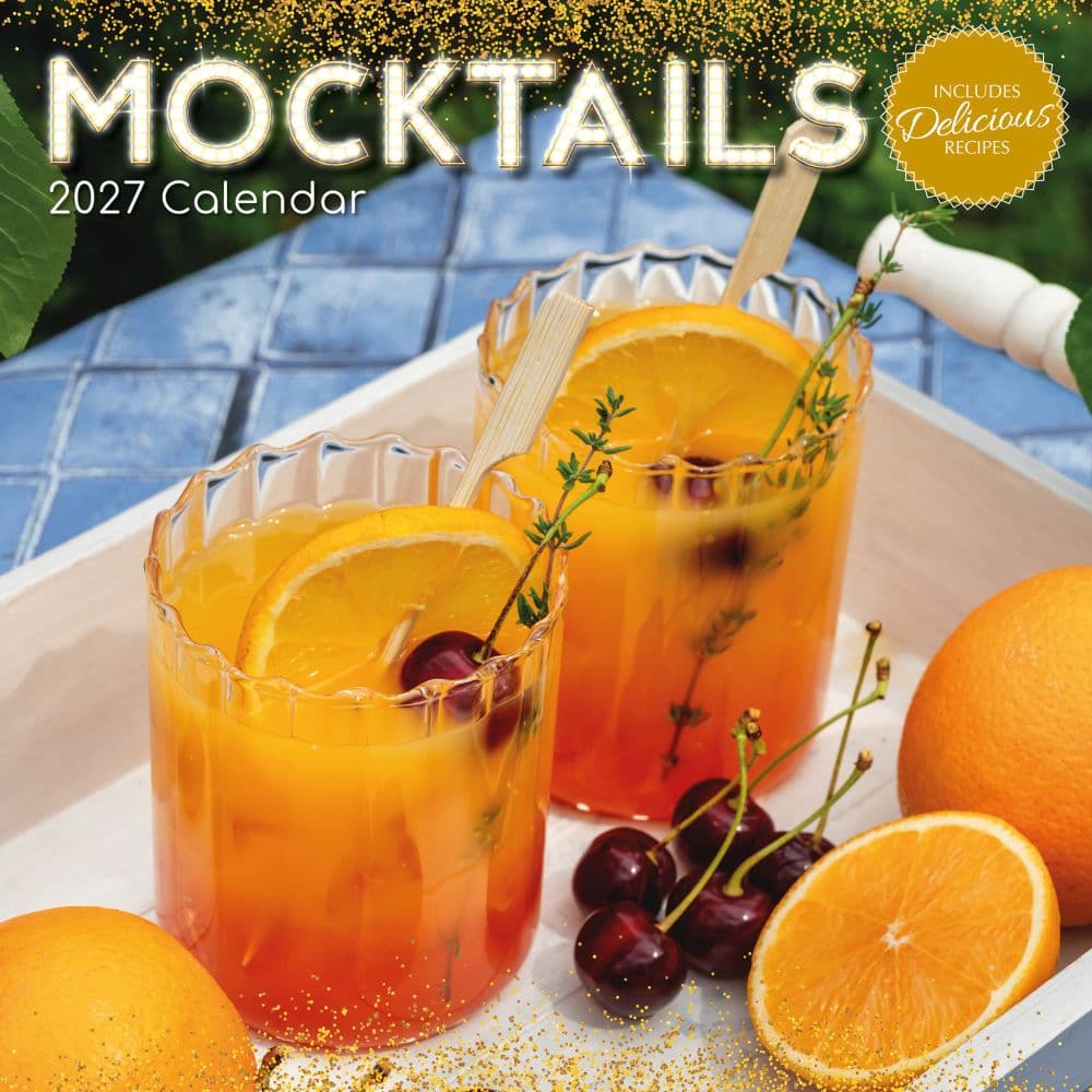 image Mocktails 2027 Wall Calendar Main Product Image