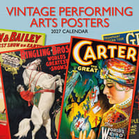 image Vintage Performing Arts Posters 2027 Wall Calendar Main Product Image