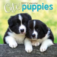 image Cute Puppies 2027 Wall Calendar Main Product Image