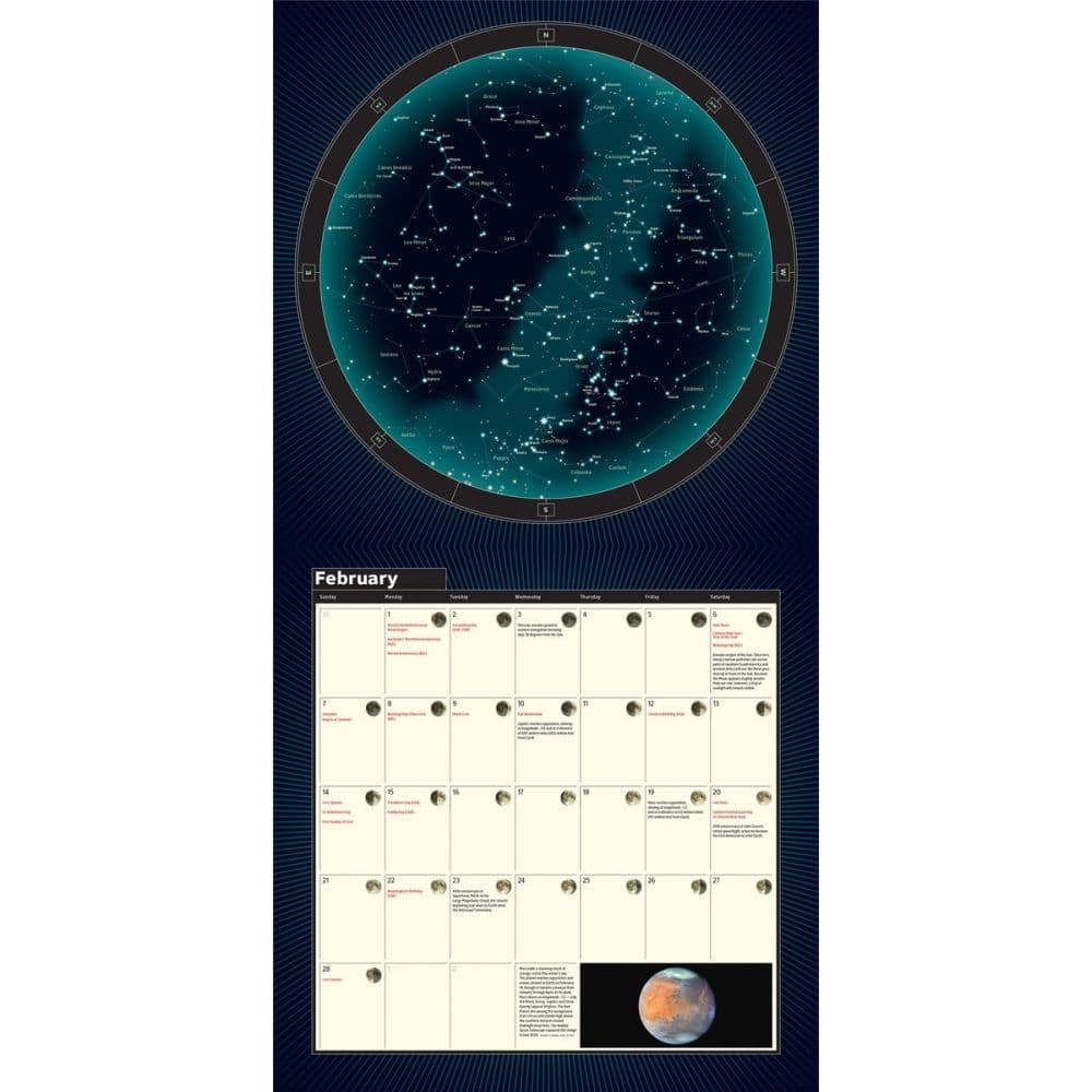 Year in the Night Sky 2027 Wall Calendar Second Alternate Image