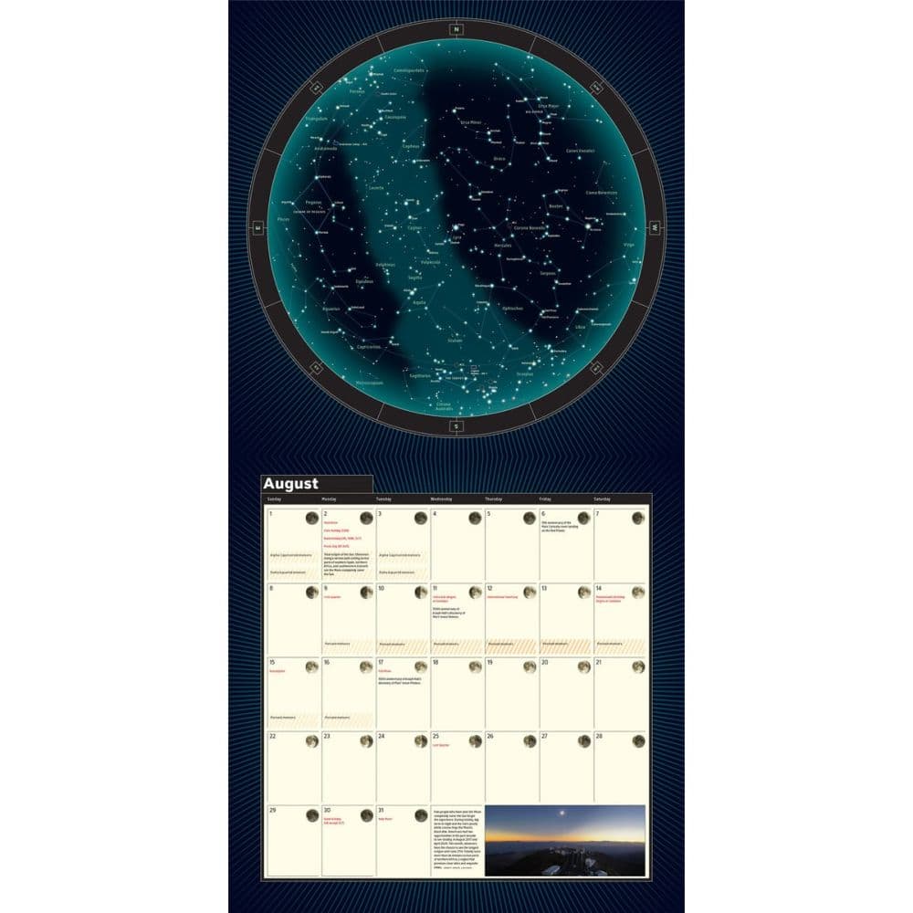 Year in the Night Sky 2027 Wall Calendar Third Alternate Image