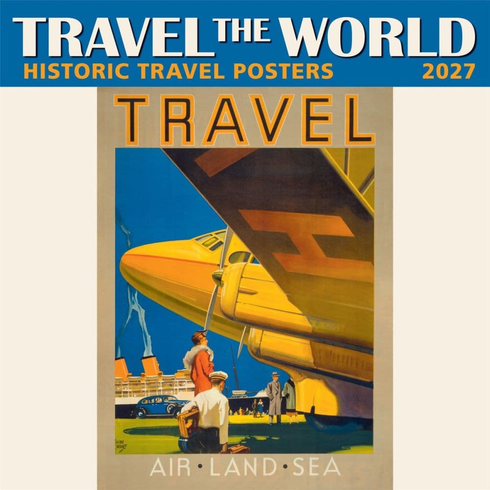 Travel the World 2027 Mini Wall Calendar Main Product Image