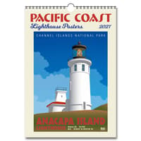 image Pacific Northwest Lighthouses Posters 2027 Wall Calendar Main Product Image