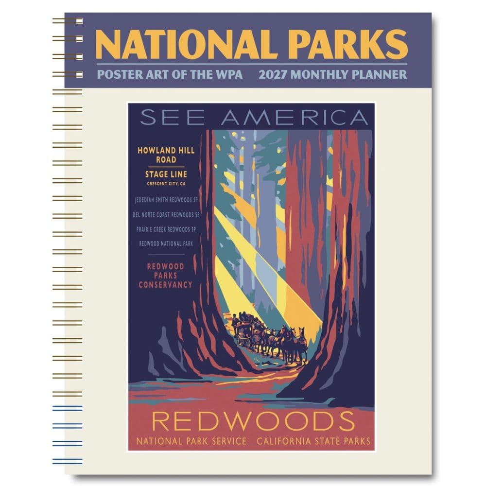 image National Parks Poster Art of the WPA 2027 Planner Main Product Image