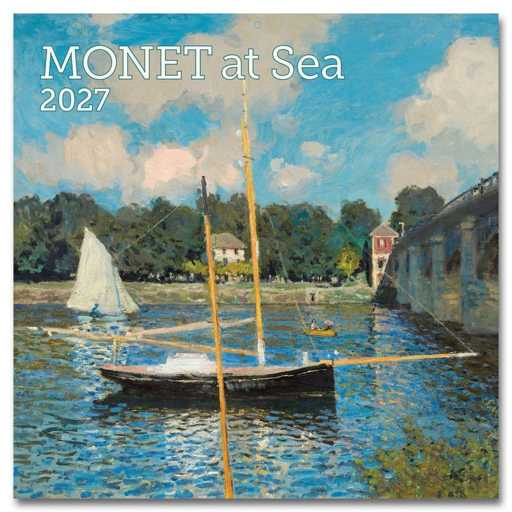 Monet At Sea 2027 Wall Calendar Main Product Image