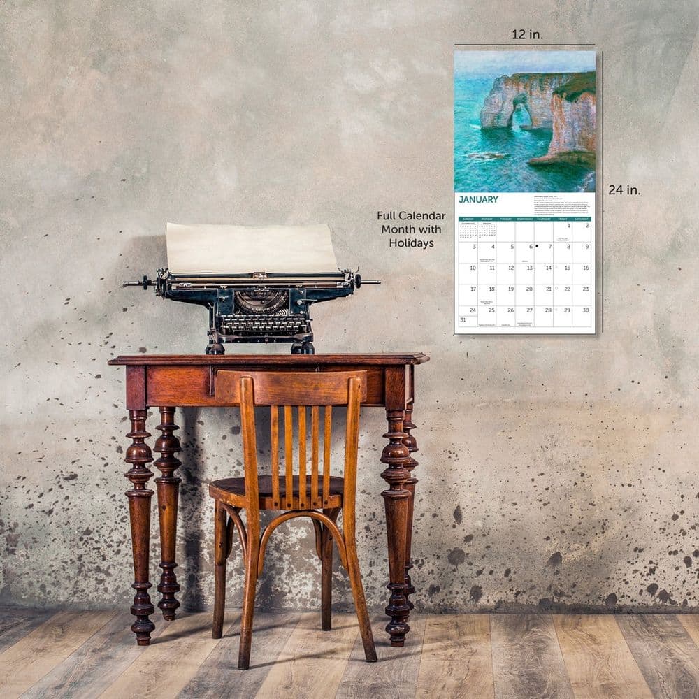 Monet At Sea 2027 Wall Calendar Fifth Alternate Image